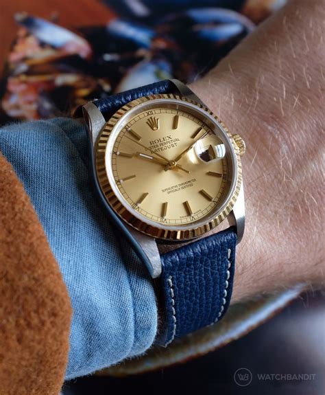 rolex dayjust 2 tone nato strap|Rolex Datejust.